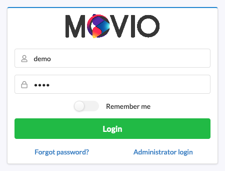 Movio Dashboard Demo